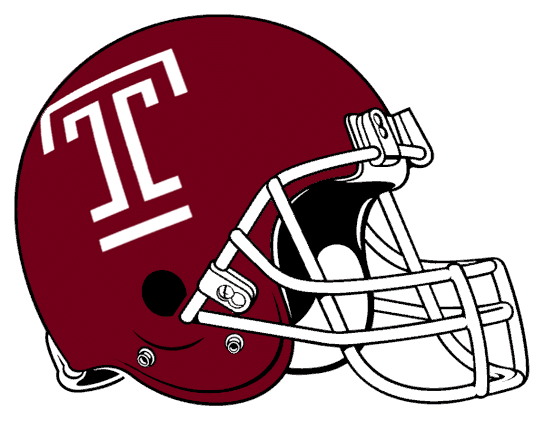 Temple Owls 1994-1995 Helmet Logo diy iron on heat transfer